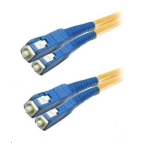 Duplexní patch kabel SM 9/125, OS2, SC-SC, LS0H, 0,5m