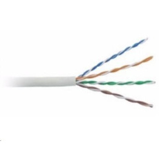 UTP kábel LYNX, Cat5E, drôt, LS0H, Dca, sivý, 305m