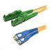 Obojstranný prepojovací kábel SM 9/125, OS2, E2000(APC)-SC(PC), LS0H, 2m