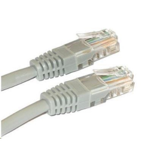 XtendLan patch kábel Cat6, UTP - 2m, sivý