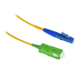 XtendLan simplexní patch kabel SM 9/125, OS2, LC(UPC)-SC(APC), LS0H, 1m