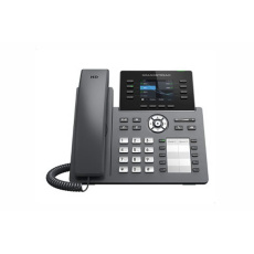 Grandstream GRP2616 [telefón VoIP - 6x účet SIP, HD audio, 48 prog.tl+6 predvolieb, 2xLAN 1Gbps, WiFi,USB,Bluetooth,PoE]
