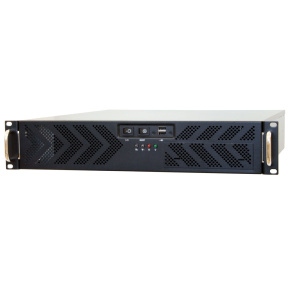 CHIEFTEC Rackmount 2U ATX, UNC-210T-B-U3, 400W, čierna, USB 3.