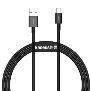 Baseus Superior Series USB/Type-C rýchlonabíjací kábel 66W 1m čierny Baseus Superior Series USB/Type-C rýchlonabíjací kábel 66W 1m čierny
