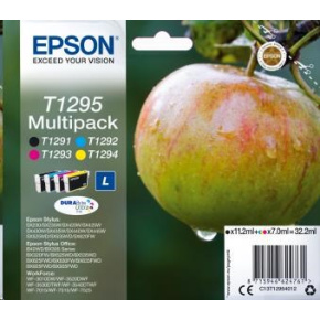 Atrament EPSON Multipack 4-farebný atrament "Apple" T1295 DURABrite Ultra