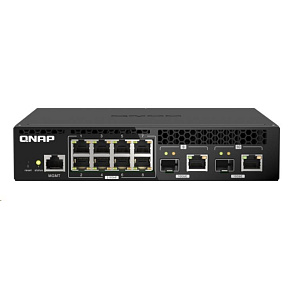 QNAP switch QSW-M2108R-2C (8x2,5GbE,2x10GbE/SFP+combo) QNAP switch QSW-M2108R-2C (8x2,5GbE,2x10GbE/SFP+combo)