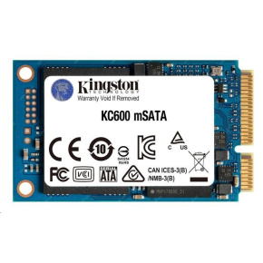 SSD Kingston 1024GB KC600 SATA3 mSATA (R:550, W:500MB/s)