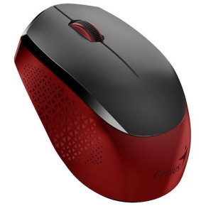Myš GENIUS NX-8000S/ 1600 dpi/ bezdrôtová/ tichá/ čierna/ červená