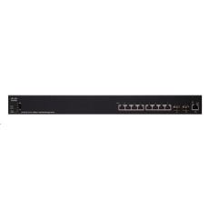 BAZAR - Cisco switch SX350X-08. 6x10GbE, 2x10GbE SFP+/RJ-45 - REFRESH - rozbaleno
