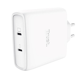 TRUST GaN Nabíječka MAXO 100W 2-Port, USB-C, bílá
