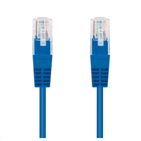 C-TECH kabel patchcord Cat5e, UTP, modrý, 2m