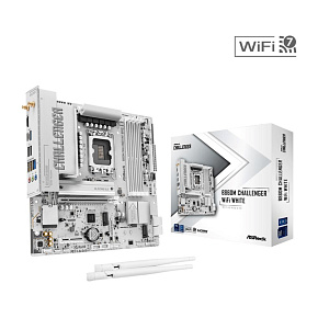ASRock MB Sc LGA1851 B860M Challenger WiFi WHITE, Intel B860, 4xDDR5,1xHDMI, WiFi, mATX ASRock MB Sc LGA1851 B860M Challenger WiFi WHITE, Intel B860, 4xDDR5,1xHDMI, WiFi, mATX