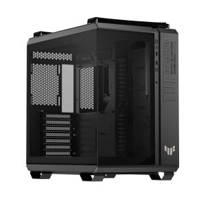 ASUS case TUF GAMING GT502 HORIZON, Mid Tower, průhledná bočnice, 4x 120mm ARGB Fan, černá