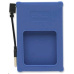 MANHATTAN USB 2.0 2,5" silikónový externý box na HDD SATA, modrý