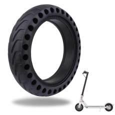 RhinoTech bezdušová pneumatika pro Scooter děrovaná 8.5x2, černá