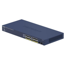 Netgear GS716TP 16-portový gigabitový PoE+ inteligentný riadený prepínač, 2x SFP, PoE 180W
