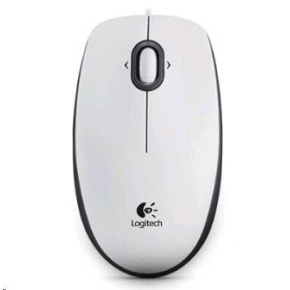 Myš Logitech B100, biela