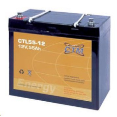 Batéria - CTM CTL 55-12 (12V/55Ah - M6), životnosť 10-12 rokov