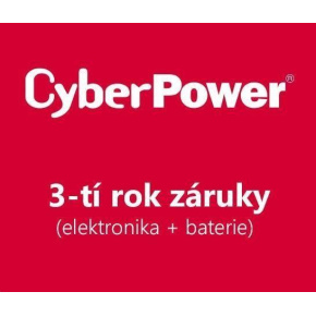 3-ročná záruka CyberPower pre PR3000ERTXL2U