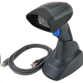 DataLogic QuickScan QD2430, čítačka 2D kódov, inteligentný stojan, čierna farba, kábel USB