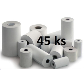 Papírový kotouč papírová páska TERMO, 80/80/12 (80m) - 45ks