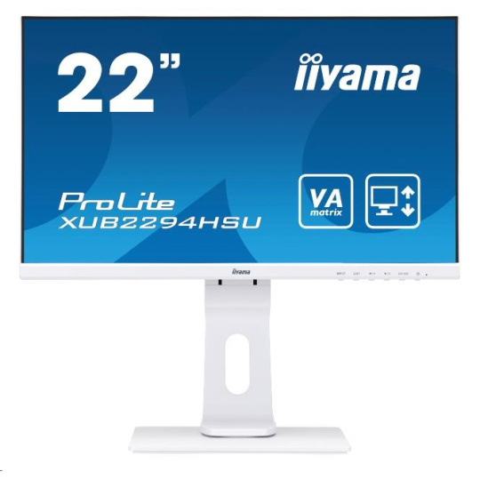 iiyama ProLite XUB2294HSU-W1, 54.6 cm (21.5''), Full HD, biela