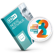 ESET NOD32 Antivirus: Krabicová licencia pre 2 PC na 2 roky (Akcia na 3 roky)