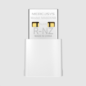 BAZAR - MERCUSYS MA60XNB WiFi6 USB nano adapter (AX900,2,4GHz/5GHz,Bluetooth5.3,USB2.0) - poškozený obal