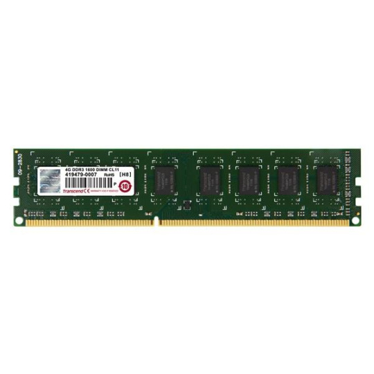TRANSCEND JetRam™ DDR3 4GB 1600MHz DIMM, 256Mx8 CL11