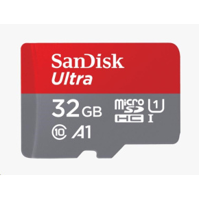 SanDisk MicroSDXC 32GB Ultra (120 MB/s, A1 Class 10 UHS-I, Android) + adaptér