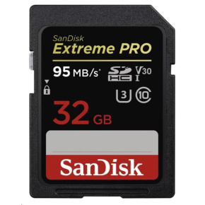 Karta SanDisk SDHC 64GB Extreme PRO (300 MB/s, Class 10, UHS-II U3 V90)
