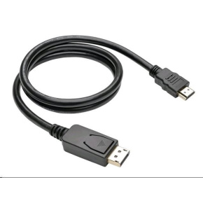 C-TECH DisplayPort/HDMI kábel, 3 m, čierny