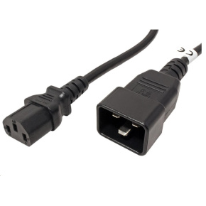 PREMIUMCORD Napájací kábel 230V 10A 1m, konektory IEC 320 C13 - IEC 320 C20 PREMIUMCORD Napájací kábel 230V 10A 1m, konektory IEC 320 C13 - IEC 320 C20