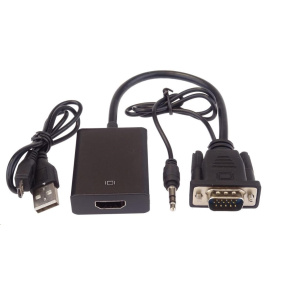 PREMIUMCORD VGA+audio elektronický prevodník na HDMI FULL HD 1080p