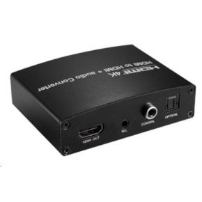 PREMIUMCORD HDMI 4K Audio extraktor s oddelením zvuku na stereo jack, SPDIF Toslink, RCA