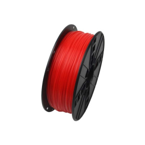 GEMBIRD Tlačová struna (vlákno) ABS, 1,75 mm, 1 kg, fluorescenčná, červená