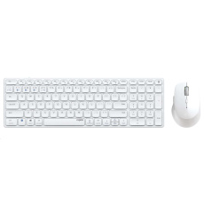 Set klávesnice a myši RAPOO 9700M, bezdrôtový, CZ/SK, biely
