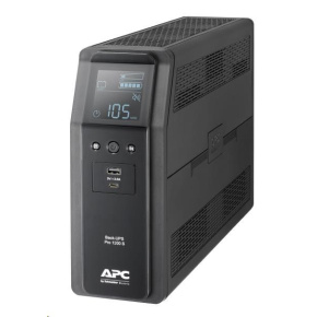 APC Back UPS Pro BR 1200VA, sínusoida, 8 výstupov, AVR, LCD rozhranie (720W)