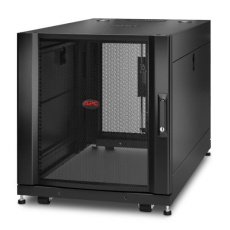 APC NetShelter SX 12U Server Rack Enclosure 600mm x 1070mm w/ Sides Black Shock Packaging