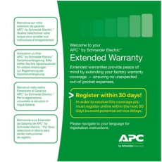 APC Easy (1) Year Extended Warranty for (New product purchases) Easy UPS SRV 3 kVA