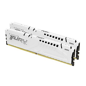 KINGSTON DIMM DDR5 64GB (Kit of 2) 5600MT/s CL40 FURY Beast Bílá XMP KINGSTON DIMM DDR5 64GB (Kit of 2) 5600MT/s CL40 FURY Beast Bílá XMP