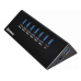 Sandberg USB 3.0 HUB, porty 6+1, černá
