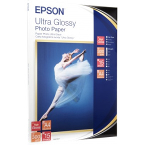 Papier EPSON A4 Ultra Glossy Photo (15 listov), 300 g/m2 Papier EPSON A4 Ultra Glossy Photo (15 listov), 300 g/m2