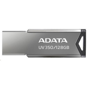 ADATA Flash Disk 64GB UV350, USB 3.2 , sivá metalíza