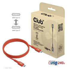 Club3D kabel USB-C, PD 240W(48V/5A) EPR M/M 1m