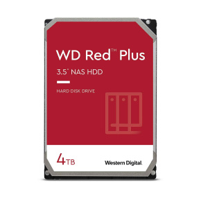 WD RED PLUS NAS WD40EFZZ 4TB, SATA III 3.5", 128MB 5400RPM, 180MB/s, CMR