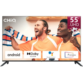 CHiQ U55G7LX TV 55", UHD, smart, Android 11, Dolby Vision, Frameless