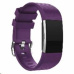 eses silikonový řemínek fialový velikost S pro Fitbit Charge 2