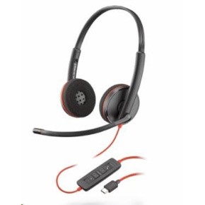 Poly headset BLACKWIRE 3220, USB-C, stereo