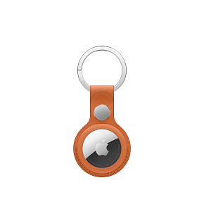 AirTag FineWoven Key Ring - Fox Orange
